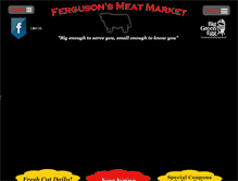 Tablet Screenshot of fergusonsmeatmarket.com